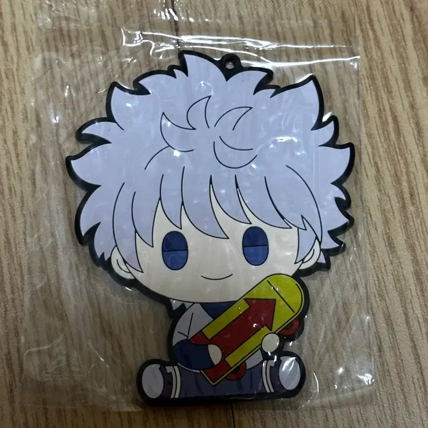 [BUNJANG] Hunter x Hunter Killua Rubber Coaster Figure Gacha / 헌터헌터 헌헌 키르아 러버 코스터 피규어 가챠