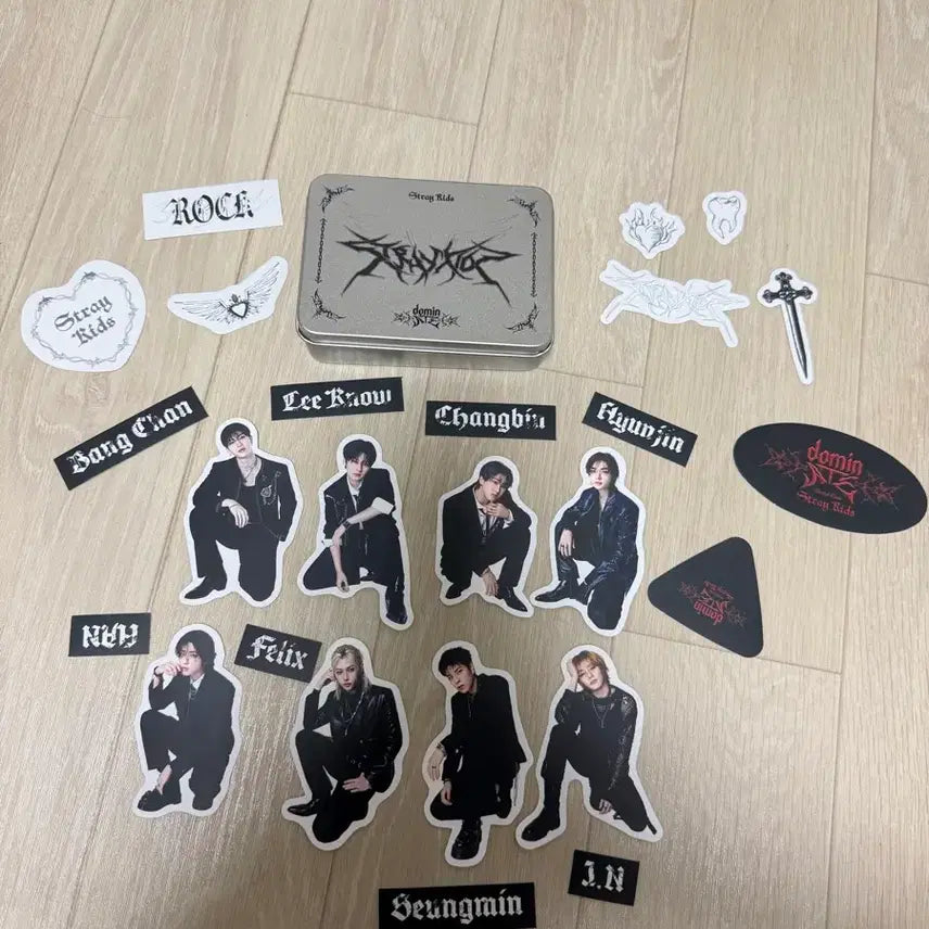 [BUNJANG] Dominate Tin Case Sticker Set / dominATE 틴케이스 스티커 세트