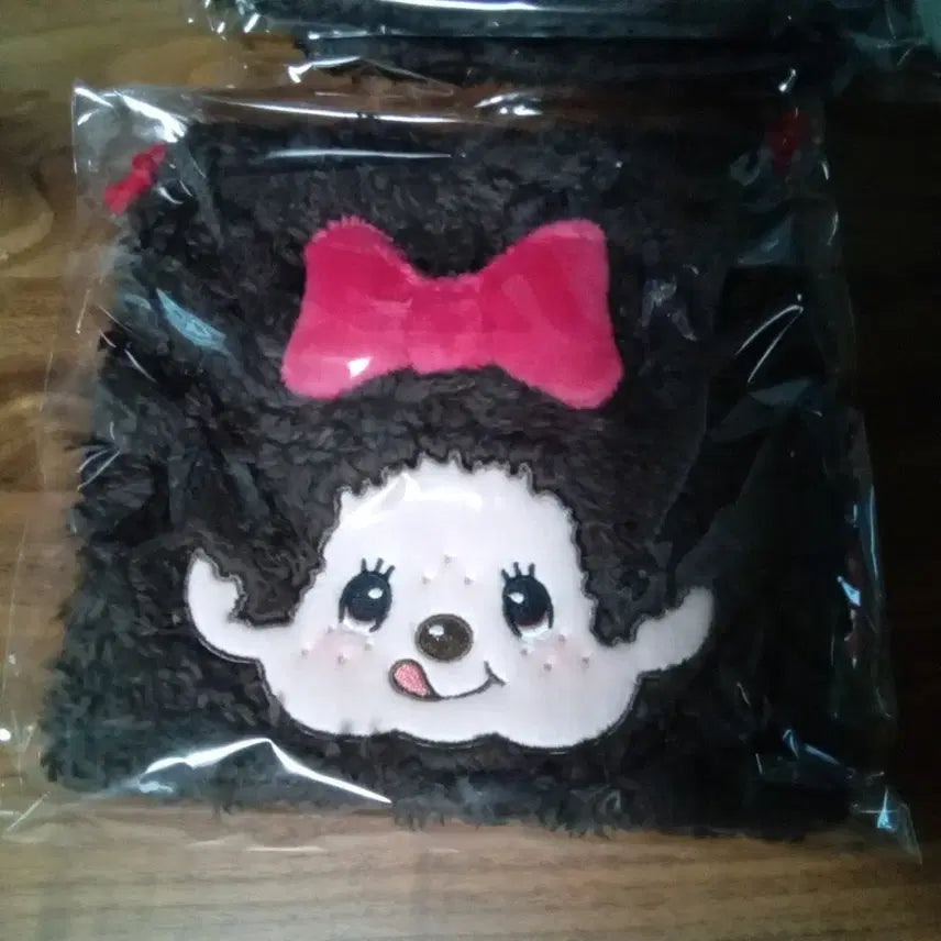 [BUNJANG] Monchhichi x Illiyoon Pouch / 몬치치 조리개 파우치 / 일리윤 콜라보