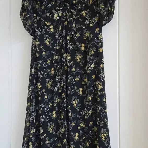 [BUNJANG] Amy Company Flower Chiffon Long Dress / amy company 플라워 쉬폰 롱원피스