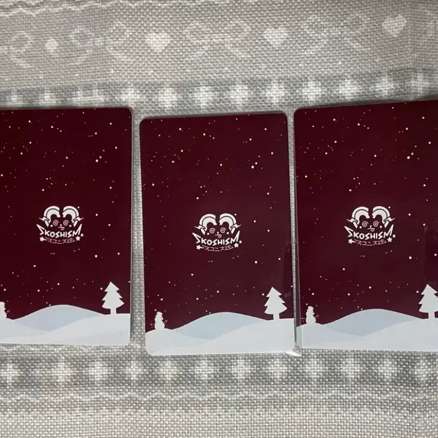 [BUNJANG] Scozism Rainy Christmas Photocard / 스코시즘 오토 레이니 크리스마스 포토카드 포카 양도