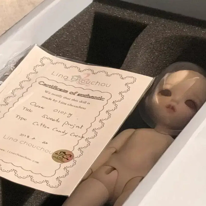 [BUNJANG] Lina ChouChou Cotton Candy Cream Doll / 리나슈슈 코튼캔디 크림