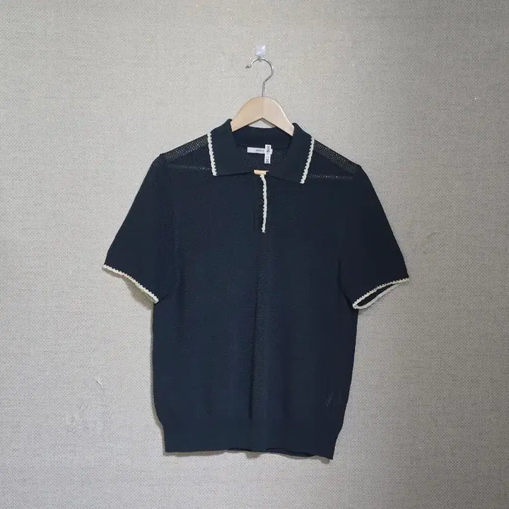 [BUNJANG] Hazzys Summer Short Sleeve Knit T-Shirt / 헤지스 썸머 반팔 니트티(55~66)