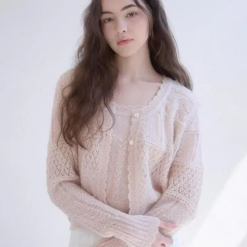 [BUNJANG] Julie Wool Alpaca Cardigan Set / 줄리 울파카 가디건 세트