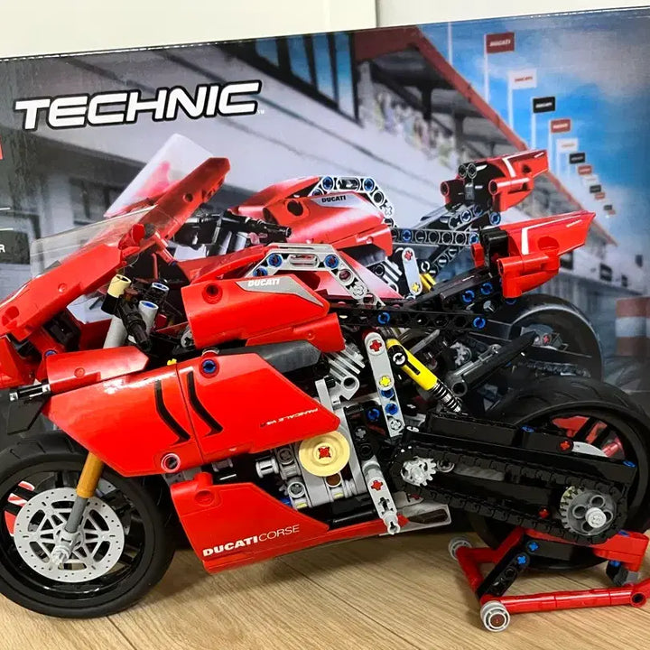 [BUNJANG] Compatible Lego Technic Ducati Panigale V4 R 42107 Motorcycle / 호환레고 42107 두가티 테크닉 바이크