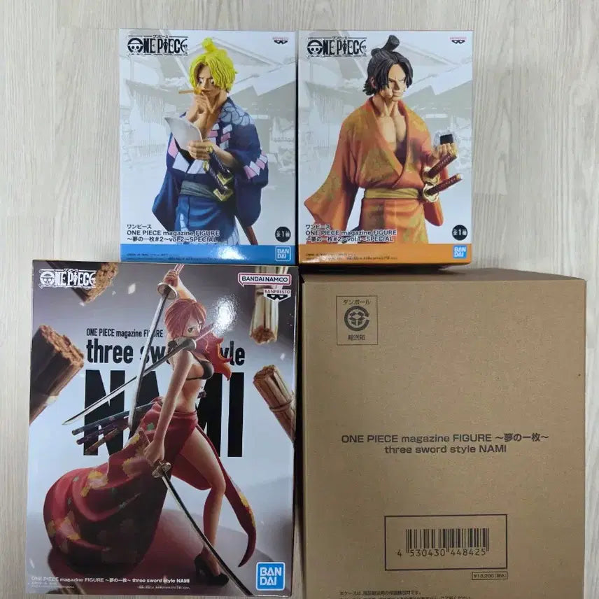[BUNJANG] One Piece Magazine Nami, Sabo, Ace Bundle Set (Sealed) / [미개봉] 원피스 매거진 나미,사보,에이스 일괄 판매합니다.