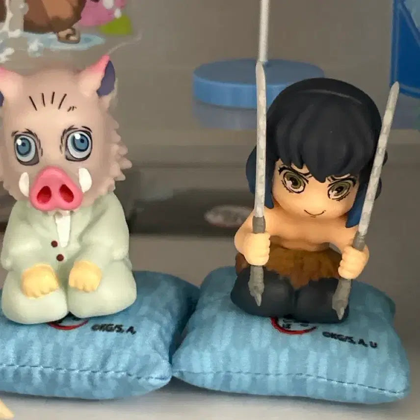 [BUNJANG] Demon Slayer Inosuke Hashibira Acrylic Figure Plush / 귀멸의칼날 귀칼 하시비라 이노스케 굿즈 처분 아크릴 피규어 아니즈킨 누이