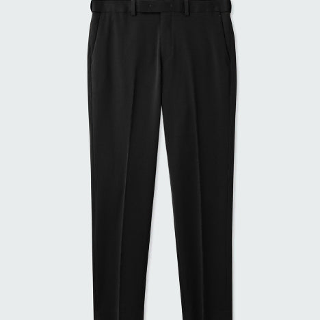[BUNJANG] Musinsa Standard Tapered Hidden Banding Crop Slacks [Black] / 무신사 스탠다드 테이퍼드 히든 밴딩 크롭 슬랙스 [블랙]