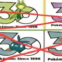 [BUNJANG] Pokemon 30th Anniversary Sticker Random Set (10 Types) / 포켓몬 30주년 기념 스티커 랜덤 10종