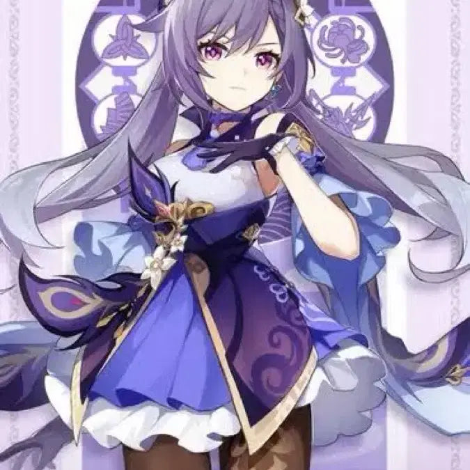 [BUNJANG] Genshin Impact Keqing Cosplay Outfit M / [판매] 원신 각청 코스프레 M 운포 판매