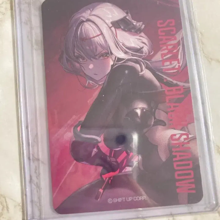 [BUNJANG] Goddess of Victory: Nikke Recruitment Chocolate Vol. 1 Hongryeon Secret Photocard (Black Bull) / 니케 대원모집 초콜릿 1탄 홍련흑영(흑련) 시크릿 포토카드