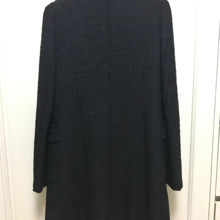 [BUNJANG] LINE Tweed Black Jacket / LINE 라인 트위드 블랙 자켓