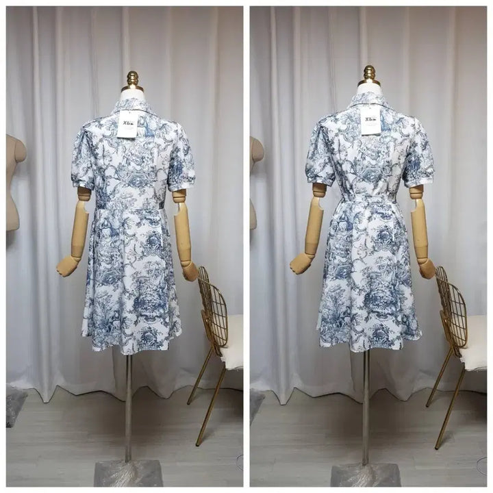 [BUNJANG] High-Quality Masterpiece Pattern Mini Dress / 고퀄 명화패턴 원피스 새상품(66까지)