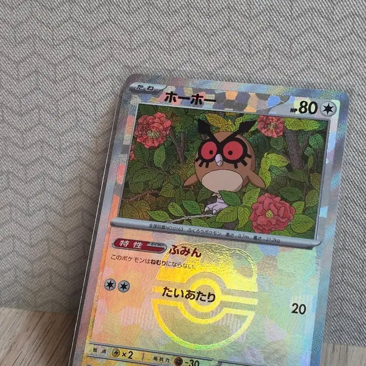[BUNJANG] Pokemon Card Japanese Hoothoot SV8a 127/187 Mint / 포켓몬카드 일판 호호 (Hoothoot) SV8a 127/187 MINT