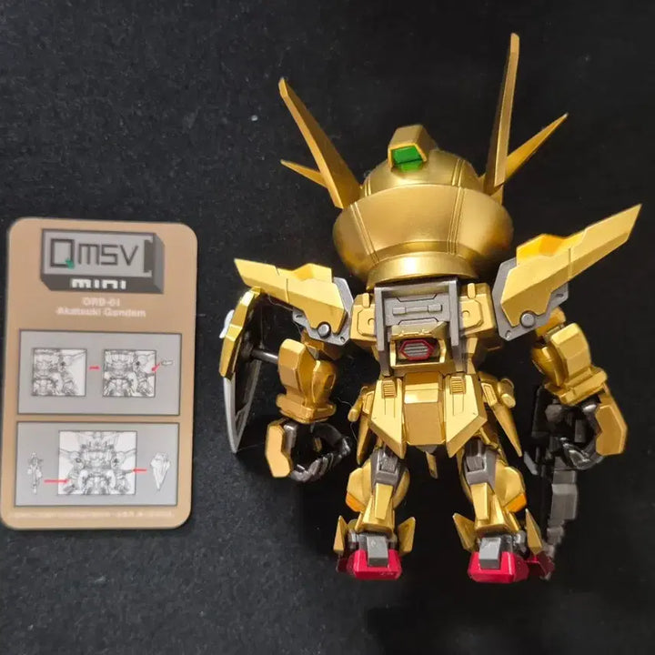 [BUNJANG] QMSV Mini Akatsuki Gundam / QMSV mini 골드팀 아카츠키 건담