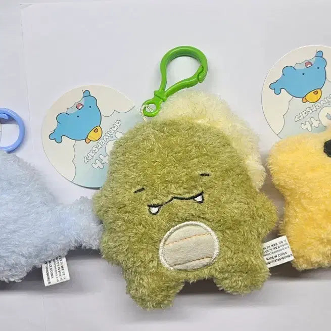 [BUNJANG] Pixel-li 10th Anniversary Doll Keyring Set (Sleepy, Dinosaur, Gakbyul) / 픽셀리 잠뜰 공룡 각별 10주년팝업 인형키링 양도합니다