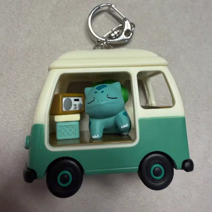 [BUNJANG] Pokemon Bulbasaur Camping Car Figure / 포켓몬 캠핑카 이상해씨