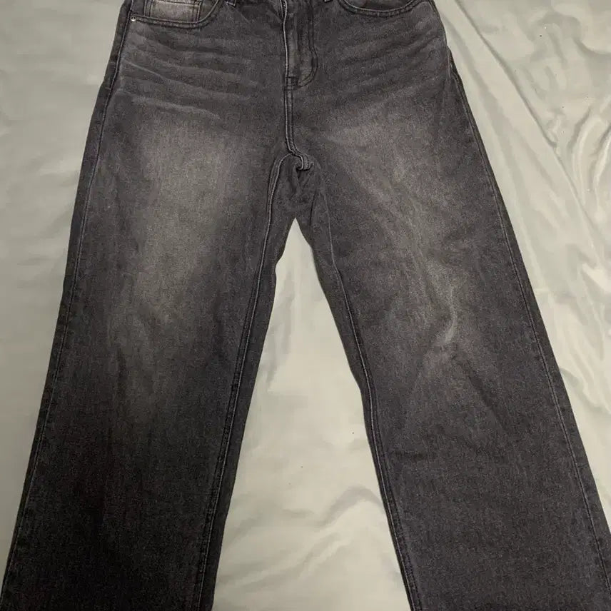 [BUNJANG] Musinsa Standard Big Brush Wide Denim Pants Black Size 29 / 무신사 스탠다드 빅 브러쉬 와이드 데님 팬츠 블랙 29사이즈