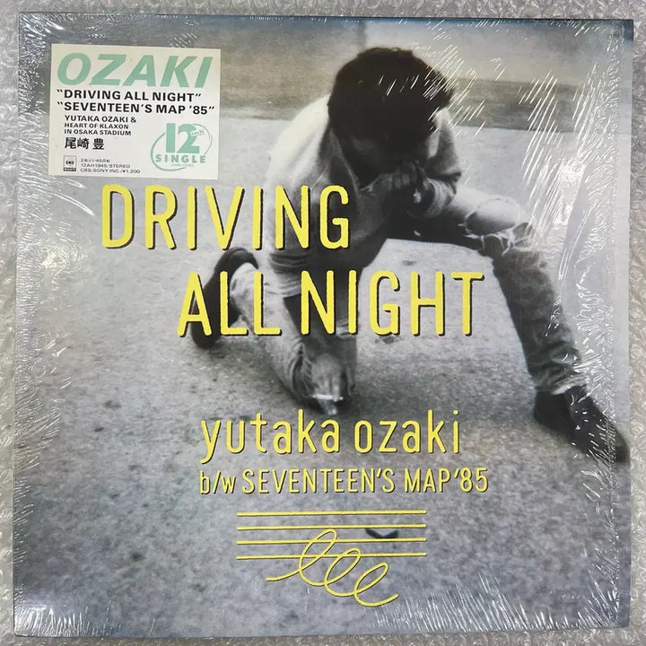 [BUNJANG] Yutaka Ozaki Driving All Night 12-Inch Vinyl Single / 오자키 유타카 / Driving All Night 12인치 싱글