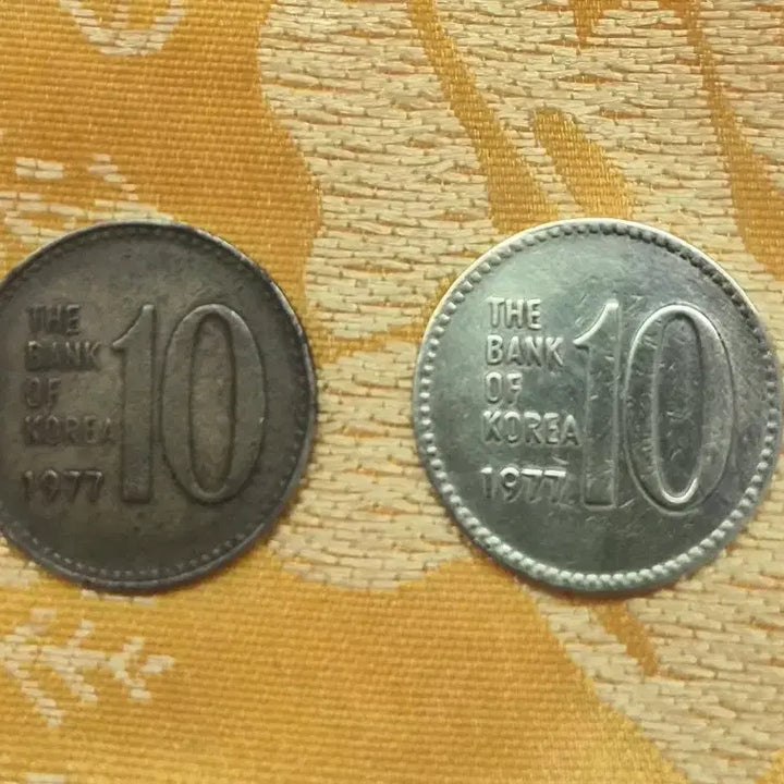 [BUNJANG] 1977 10 Won Coin Set / 1977년 10원 2종일괄