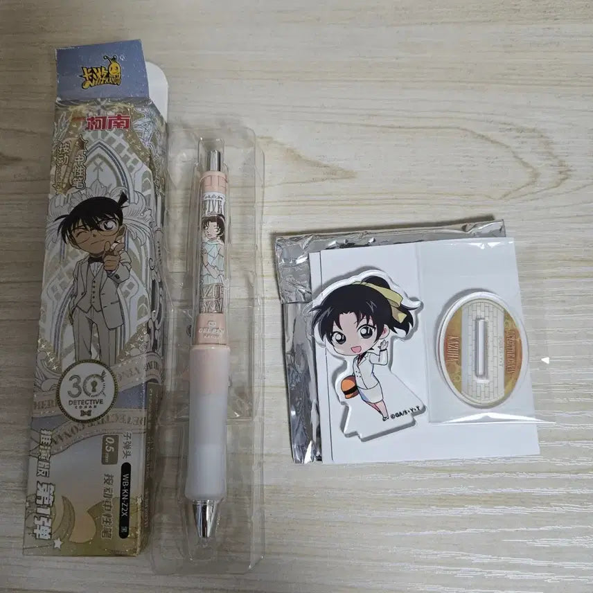 [BUNJANG] Detective Conan 30th Anniversary Ballpoint Pen &amp; Acrylic Stand Kazuh, A(Seo Gayeong) / 명탐정 코난 30주년 볼펜 + 아크릴 스탠드 카즈하(서가영)