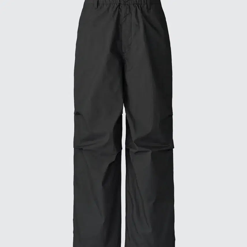 [BUNJANG] Uniqlo C Wide Parachute Pants Black S / 유니클로C 와이드파라슈트팬츠 S