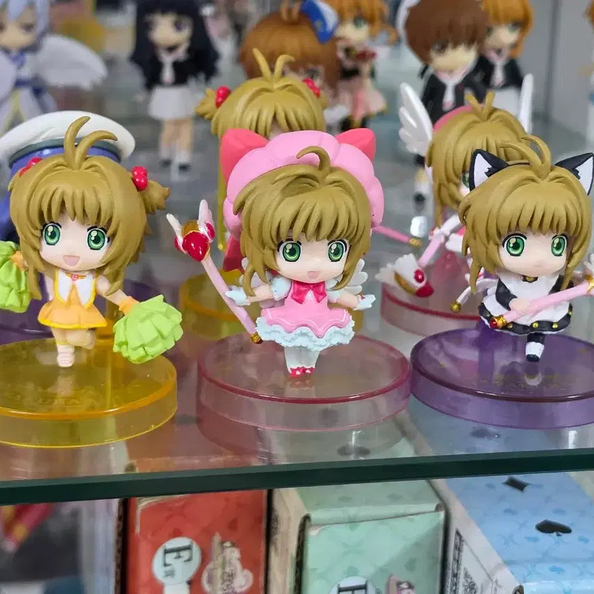 [BUNJANG] Cardcaptor Sakura Puchi Chara Figures 7-Piece Bundle Set / 카드캡터 사쿠라 푸치캬라 6종+1종 일괄