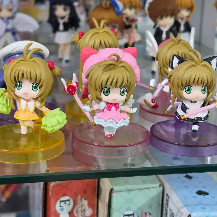 [BUNJANG] Cardcaptor Sakura Puchirara Figure Set (7 Figures) / 카드캡터 사쿠라 푸치캬라 6종+1종 일괄