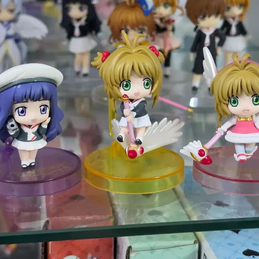[BUNJANG] Cardcaptor Sakura Puchirara Figure Set (7 Figures) / 카드캡터 사쿠라 푸치캬라 6종+1종 일괄