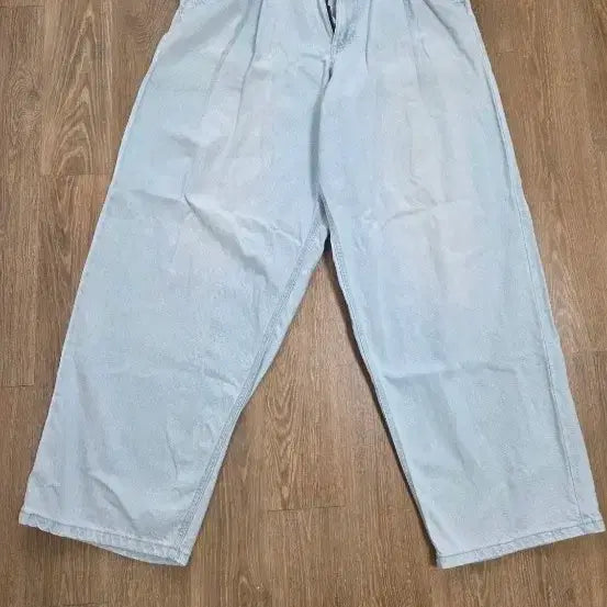 [BUNJANG] 8 Seconds Light Wash Wide Leg Denim Pants / 8세컨즈연청와이드데님팬츠