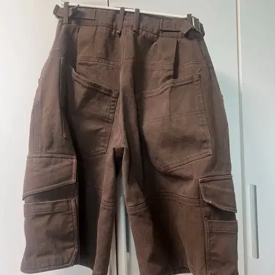 [BUNJANG] Yiyae Zipper Cargo Shorts Brown / yiyae 지퍼 카고 쇼츠 브라운