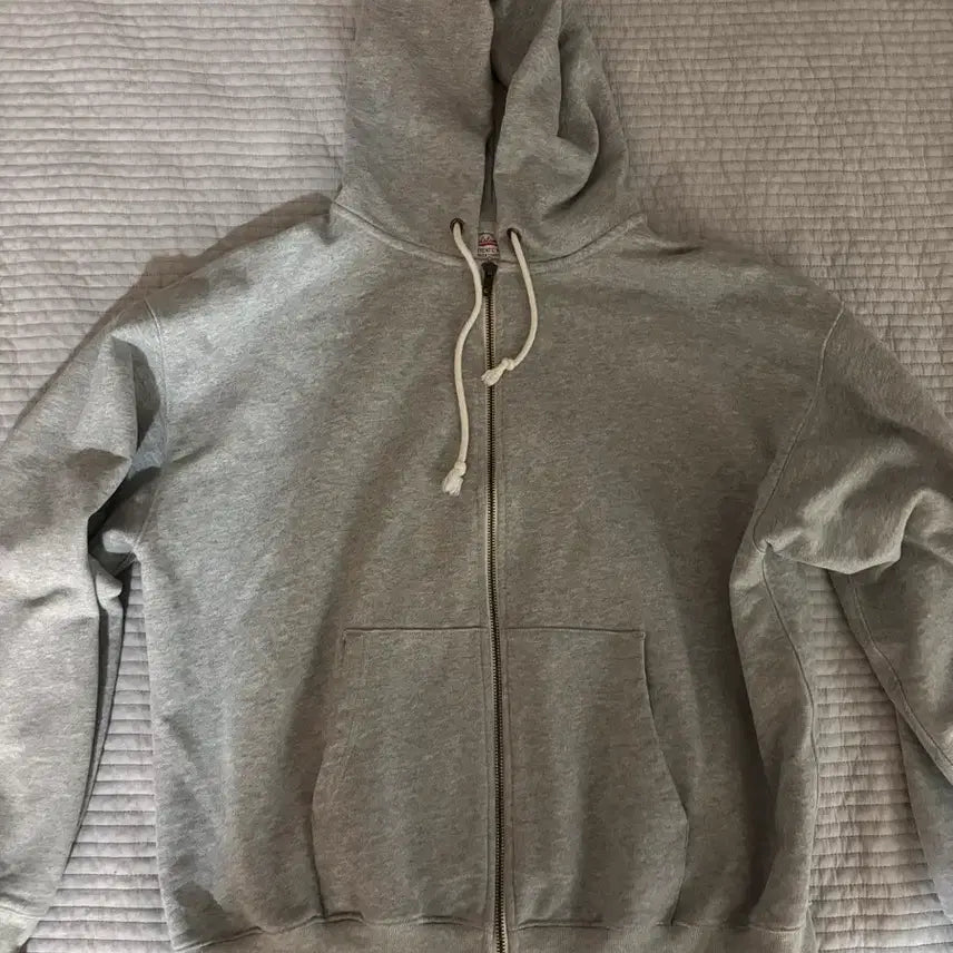 [BUNJANG] Outstanding Melange Grey Hooded Zip-up XL / [XL] 아웃스탠딩 후드집업 3% 멜란지그레이