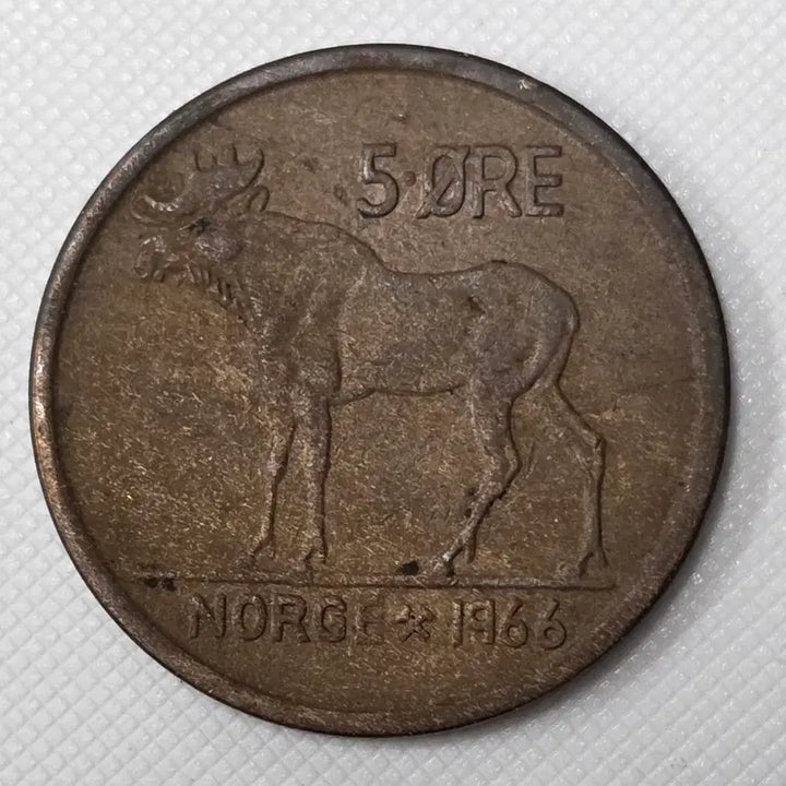 [BUNJANG] Norway 5 Ore Coin / 노르웨이 5오레 동전 zk-3327