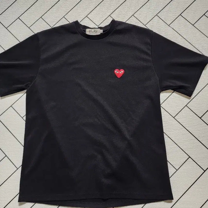 [BUNJANG] Comme des Garçons Round Neck T-Shirt (Size L) / 꼼데가르송라운드티(L)