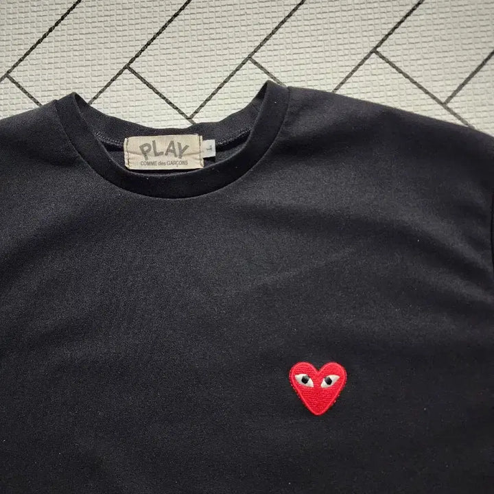 [BUNJANG] Comme des Garçons Round Neck T-Shirt (Size L) / 꼼데가르송라운드티(L)