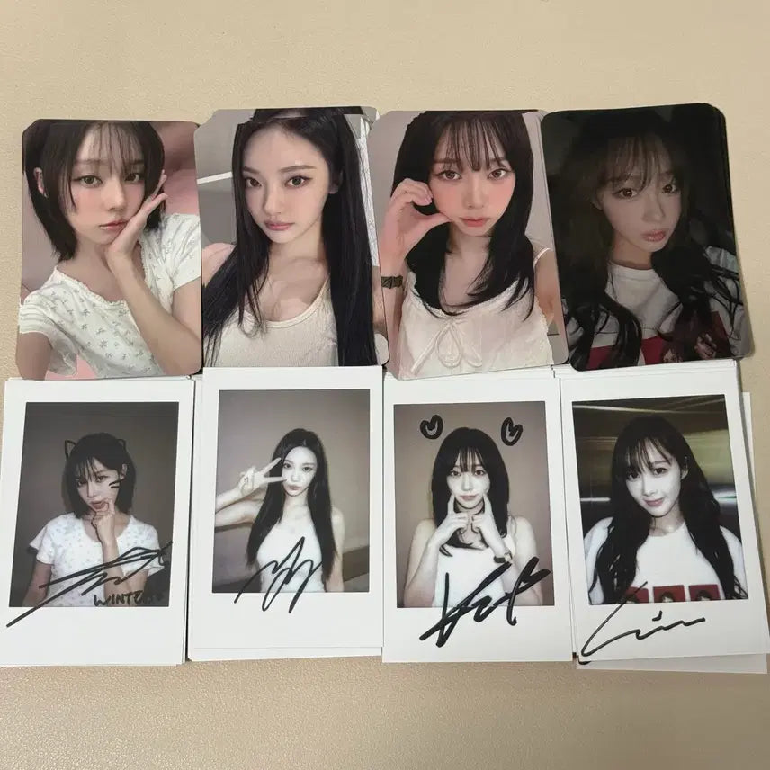 [BUNJANG] aespa Pop-up Lucky Draw Photocard Set / 특가! aespa 에스파 팝머치 럭드 8장