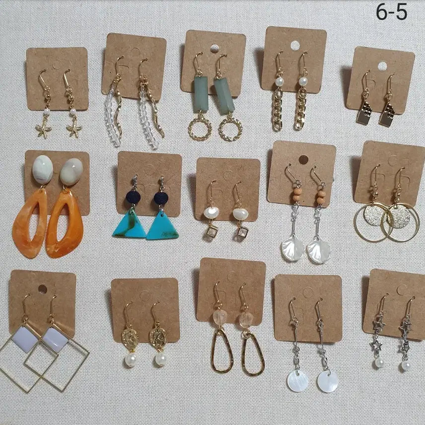 [BUNJANG] 15 Piece Earring Set / 귀걸이 15개 몽땅 8000원