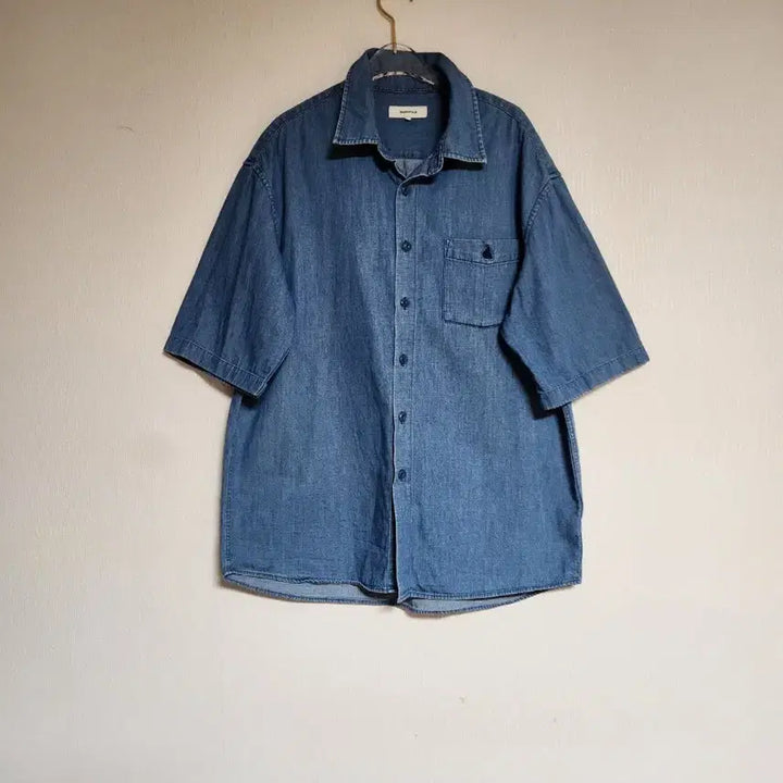 [BUNJANG] Beanpole 2024 Hazy Denim Oversized Fit Shirt L/105 / 빈폴2024헤지데님 오버핏 셔츠L/105