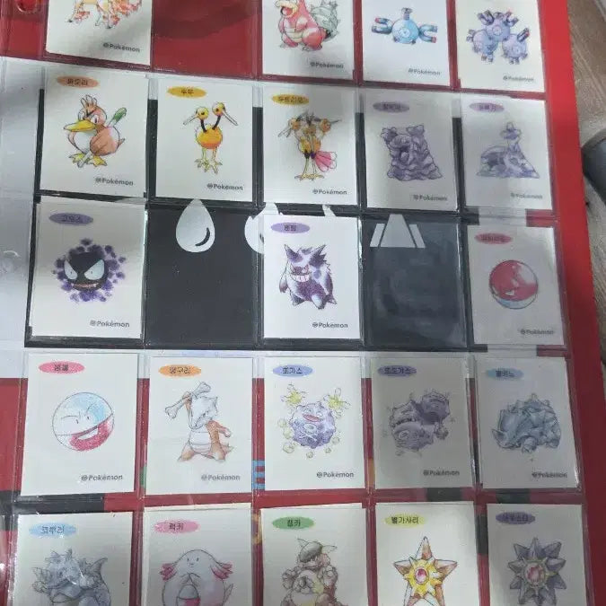 [BUNJANG] Pokemon Sticker 30th Anniversary Artworks 83 Types / 포켓몬 띠부씰 30주년씰 아트웍띠부씰 83종