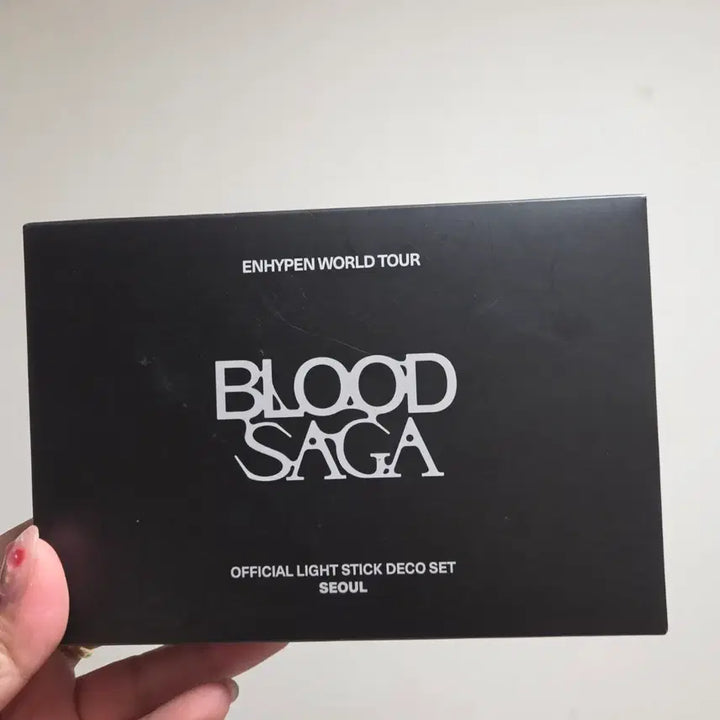 [BUNJANG] ENHYPEN Blood and Saga Official Lightstick Deco Set (Bat) / 무료배송 ENHYPEN Blood Saga 응원봉 엔진봉 데코 세트 박쥐