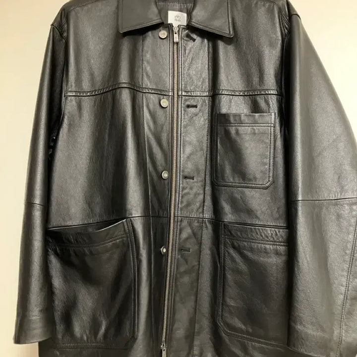 [BUNJANG] Politeru Leather Coverall Black / 폴리테루 레더 커버올 블랙 (3)