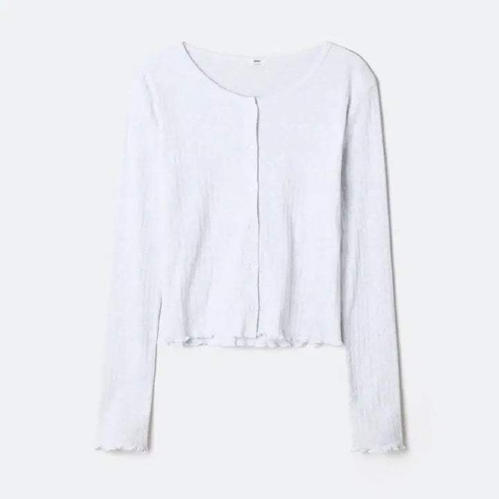 [BUNJANG] SPAO Punching Henley T-shirt + Long Cardigan Set / 스파오 펀칭 헨리넥 반팔티 + 긴팔 가디건 set