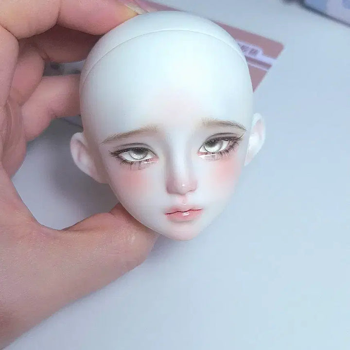 [BUNJANG] MSD Ball-Jointed Doll Head (White Skin) / MSD 헤드 구관 구체관절인형 헤드