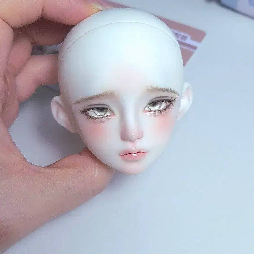 [BUNJANG] MSD Ball-Jointed Doll Head (White Skin) / MSD 헤드 구관 구체관절인형 헤드