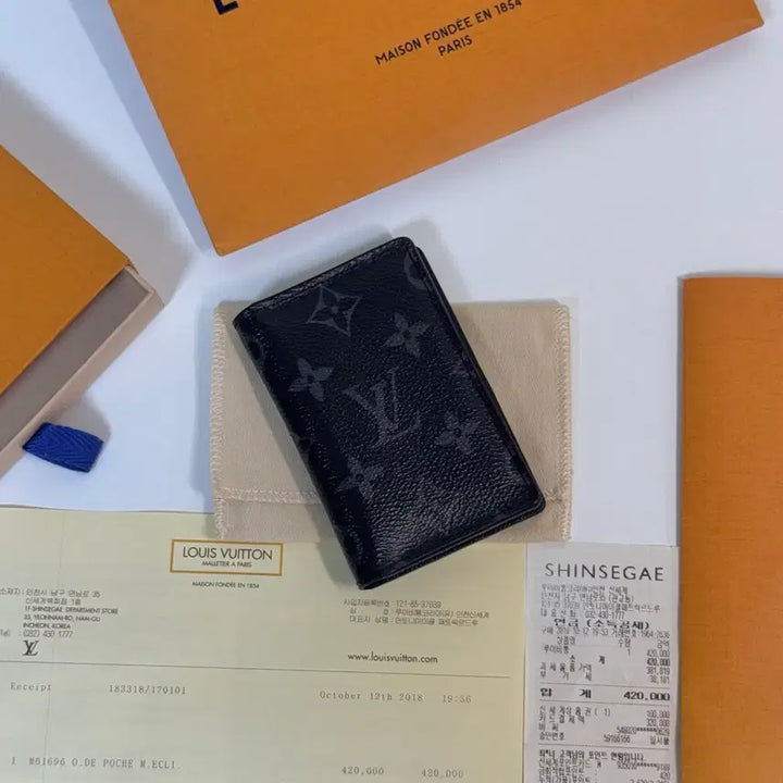 [BUNJANG] Louis Vuitton Pocket Organizer Card Holder / [S급/정품] 루이비통 포켓 오거나이저 카드지갑