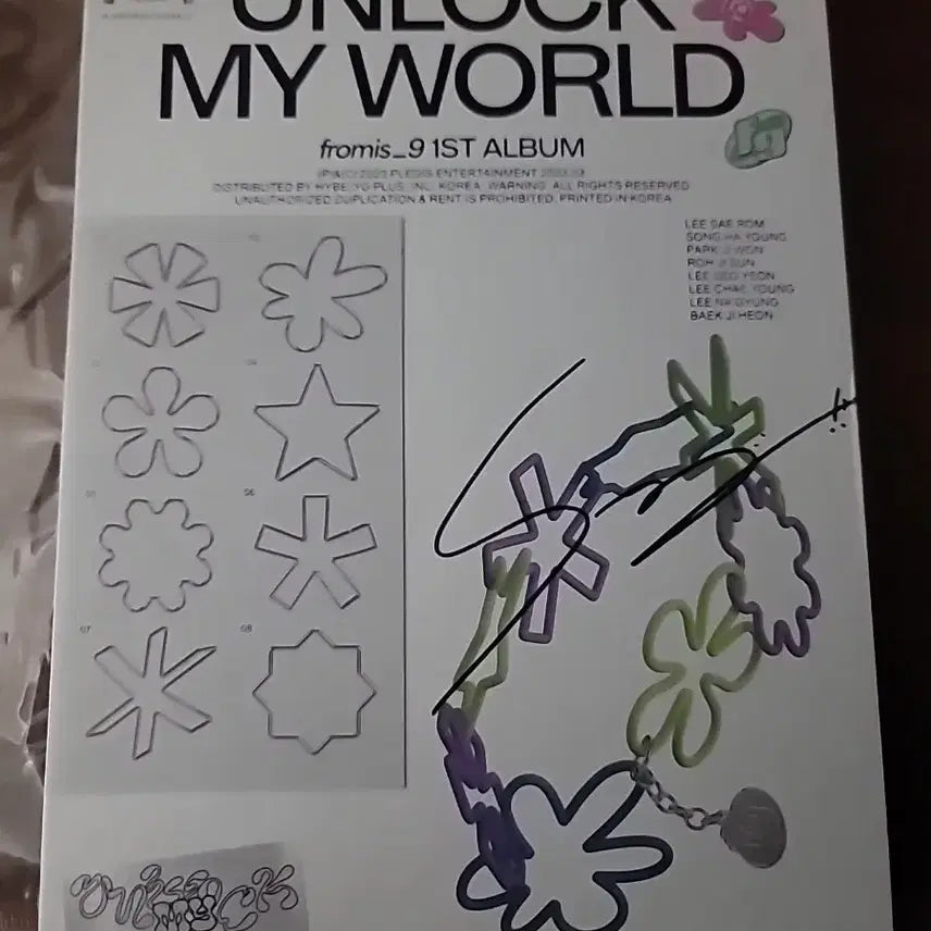 [BUNJANG] Fromis_9 Song Hayoung Signed Album / 미나우 싸인 앨범 송하영 프로미스나인