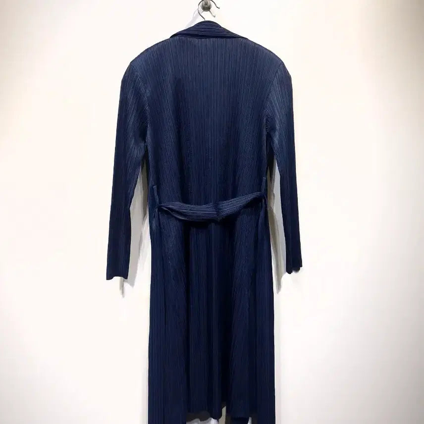 [BUNJANG] Pleatsme Pleats Long Cardigan Navy / 플리츠미(Pleatsme)플리츠 롱 가디건 네이비