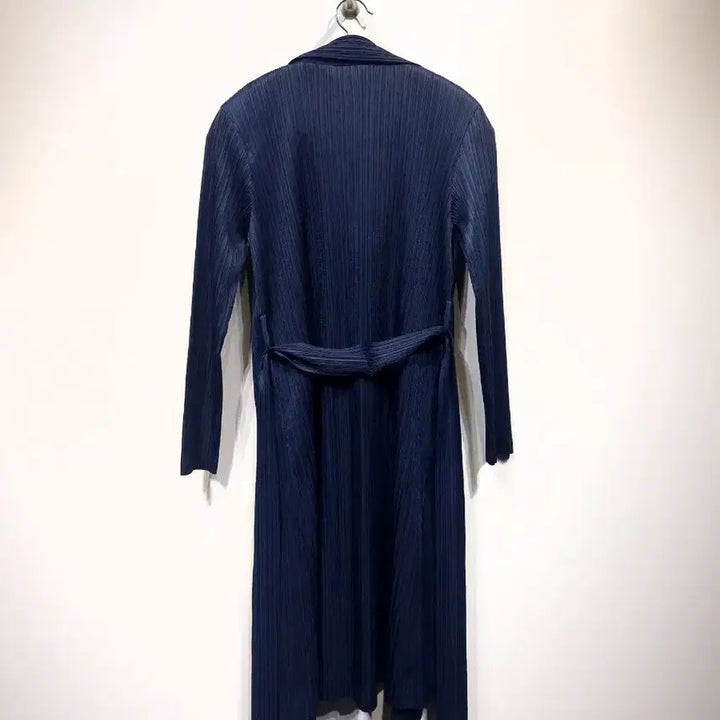 [BUNJANG] Pleatsme Pleats Long Cardigan Navy / 플리츠미(Pleatsme)플리츠 롱 가디건 네이비