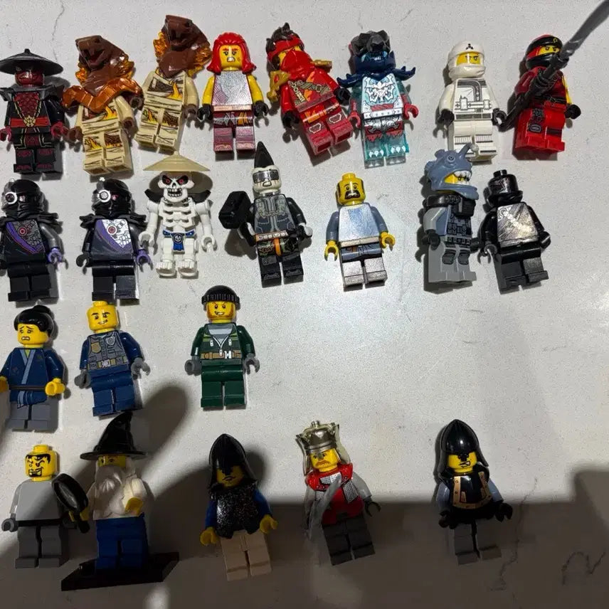 [BUNJANG] LEGO Ninjago &amp; Castle Series Figurines Bundle Set / 레고 닌자고 정품피규어 일괄