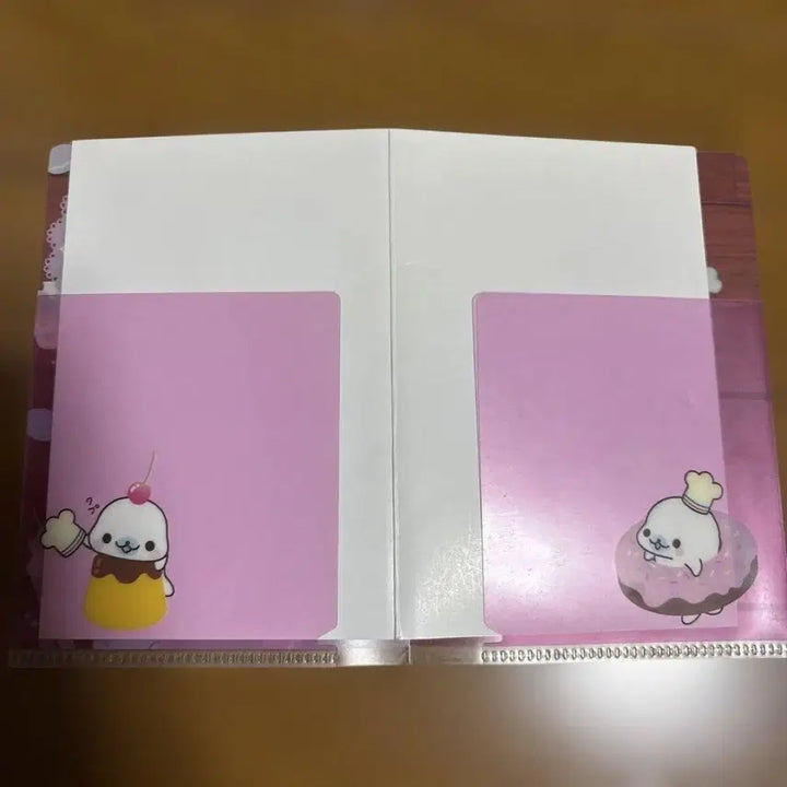 [BUNJANG] San-X Mamegoma Mini Clear File Sticker Note Set / 고전 산엑스 마메고마 미니 클리어 파일 스티커 노트 세트 띠부씰